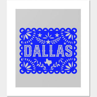 Dallas Texas Papel Picado Posters and Art